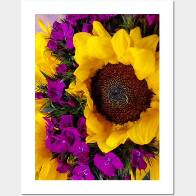 Sunflower Arrangement Wall Art by Tara Liz Art